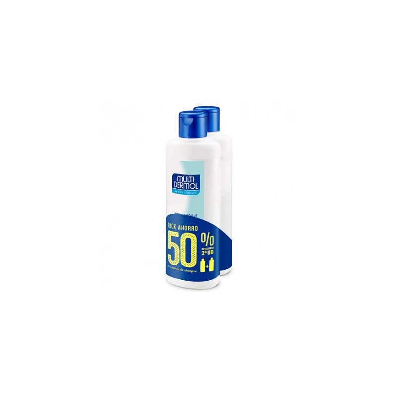 Multidermol Jabon Liquido Duplo 2x750ml