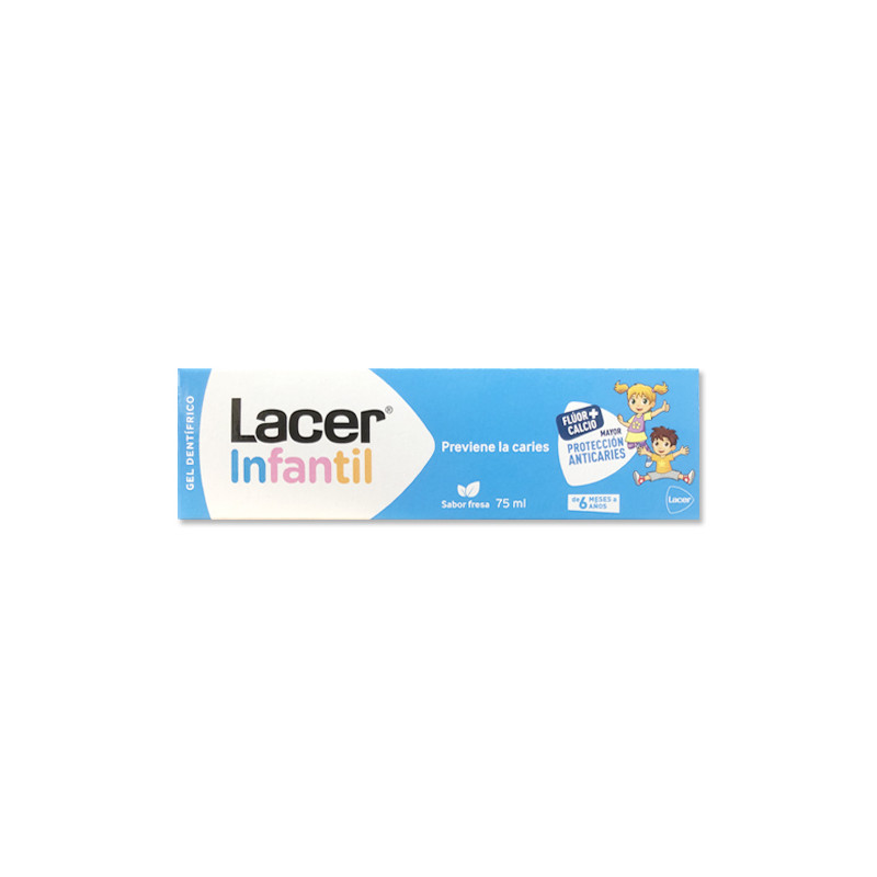 Lacer Infantil Gel Dental Sabor Fresa 75ml