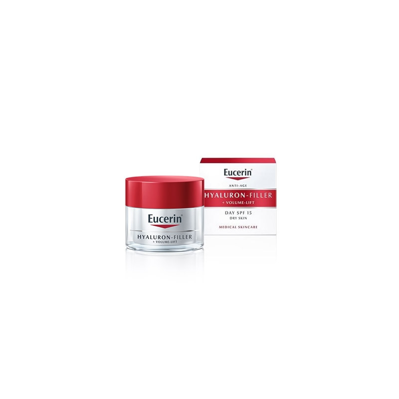 Eucerin Hyaluron-Filler + Volume-Lift Crema Dia Spf15 P/Seca 50ml