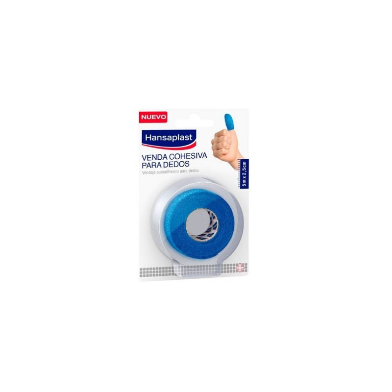 Hansaplast Venda Cohesiva Para Dedos Azul 5mx2,5cm
