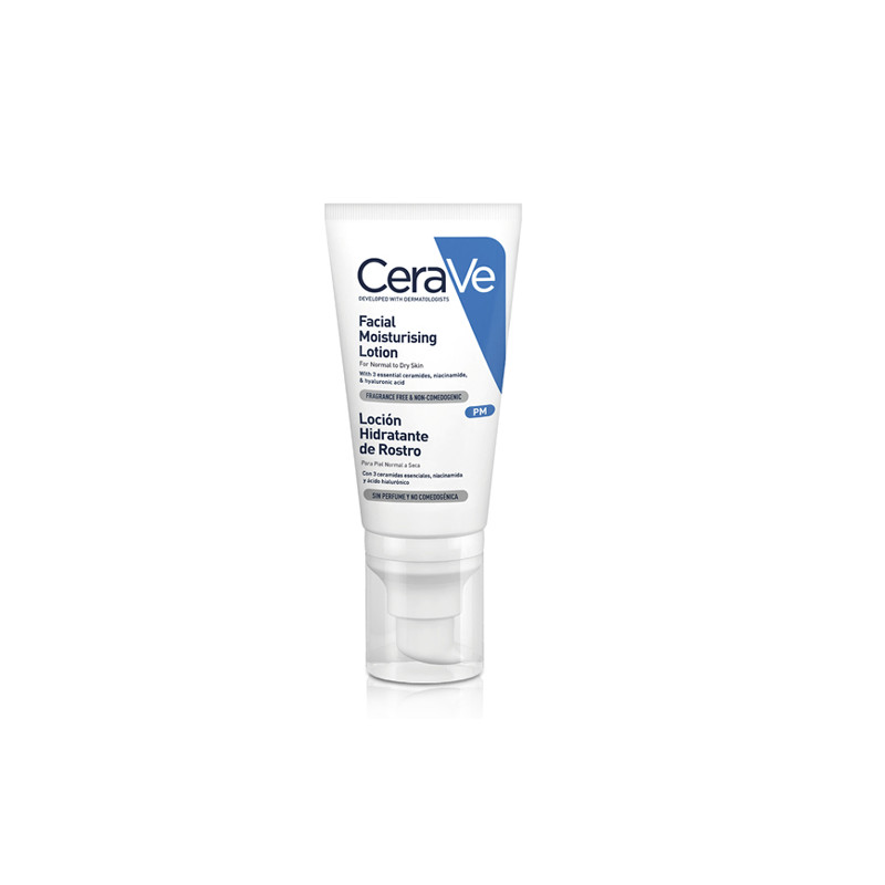 Cerave Loción Hidratante de Rostro Piel Normal-Seca 52ml