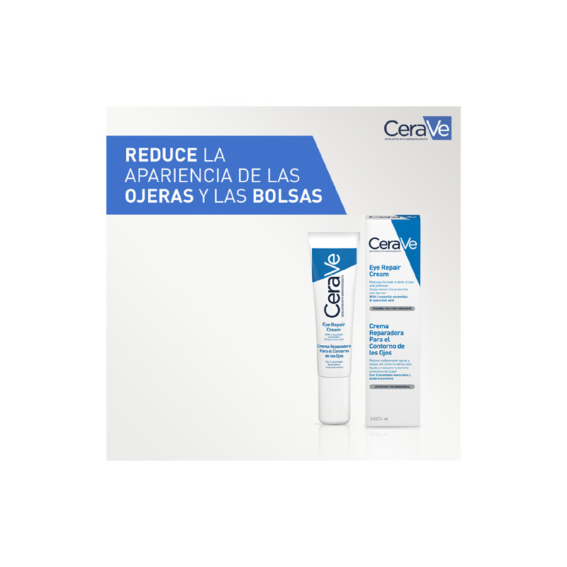 Cerave Crema Reparadora Contorno de Ojos Bolsas y Ojeras 14ml
