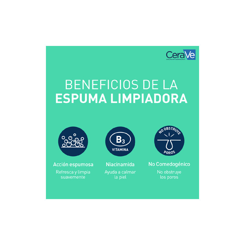 Cerave Gel limpiador Espumoso Piel Normal-Grasa 473ml