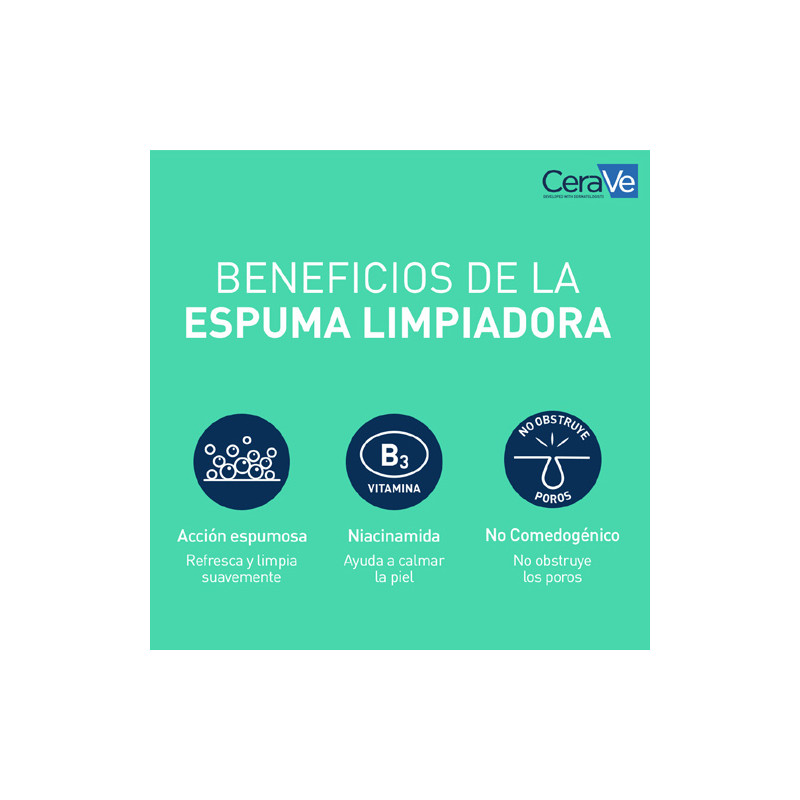Cerave Gel Limpiador Espumoso Piel Normal-Grasa 236ml
