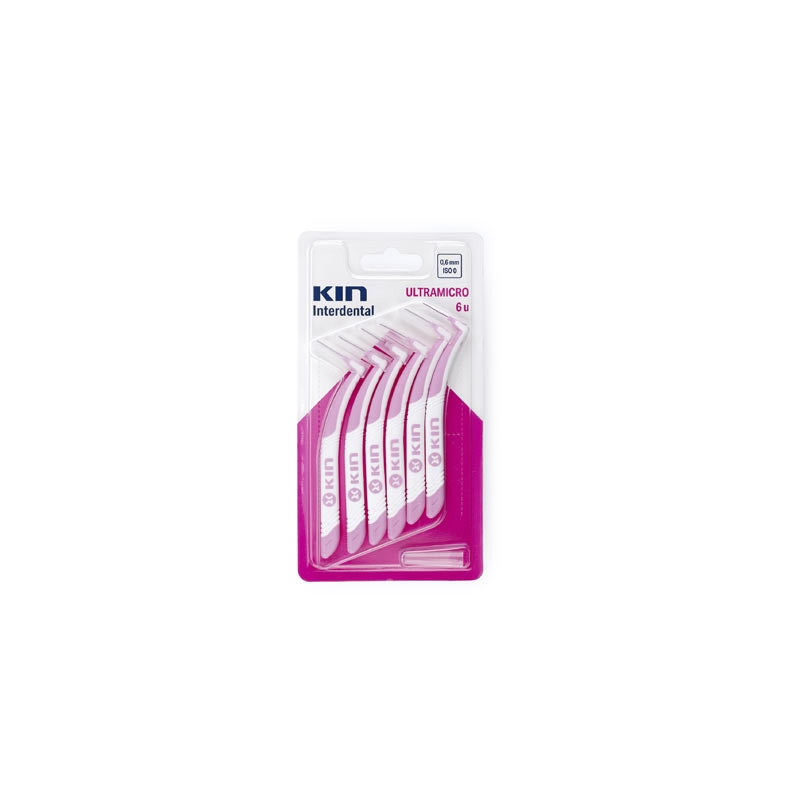 Kin Cepillo Interdental Ultramicro Rosa 6 uds