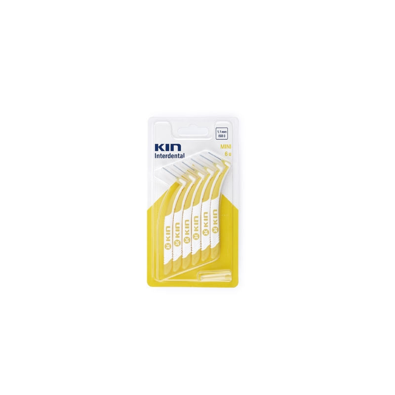 Kin Cepillo Interdental Mini Amarillo 6 Uds