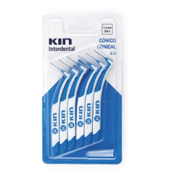 Kin Cepillo interdental conico conical azul 6 uds