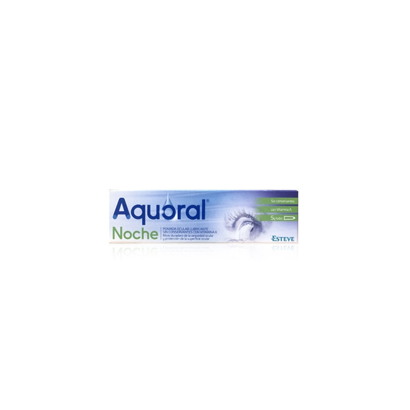 Aquoral Noche Pomada Ocular Lubricante 5gr