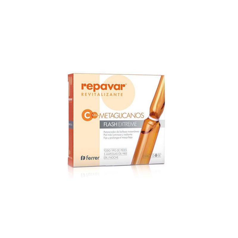 Repavar Revitalizante C-Metaglicanos Flash Extreme 5 Ampollas