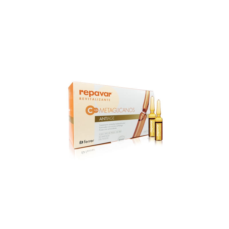 Repavar Revitalizante c-metaglicanos antiedad 30 ampollas
