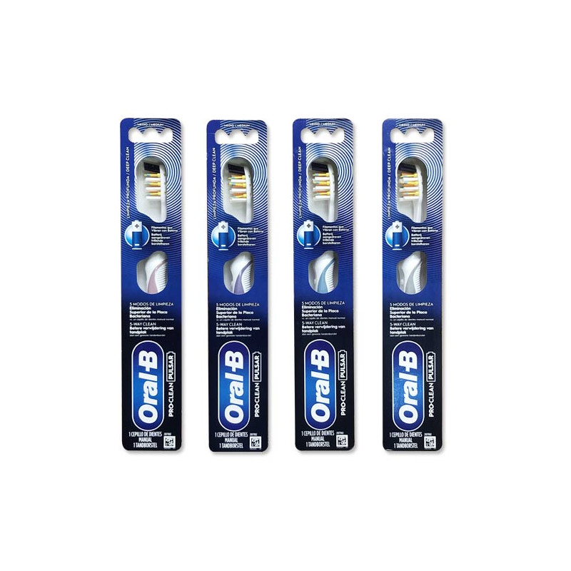 Oral-B Cepillo Dental Adulto Pulsar Vibrador Medio 1Ud