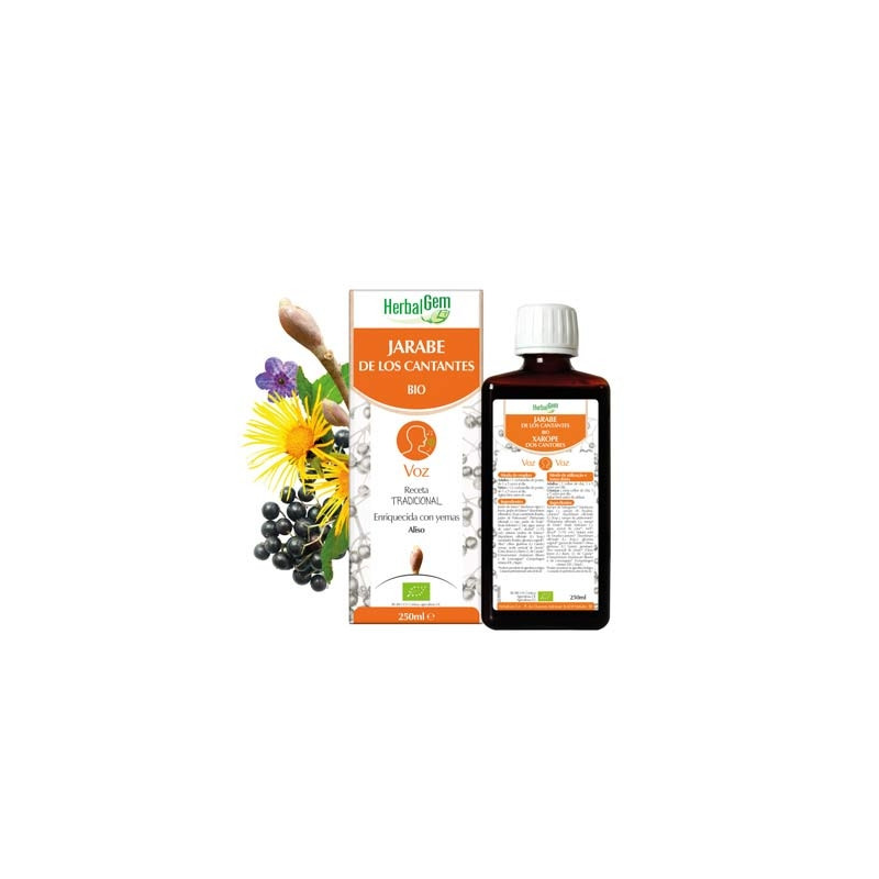 Herbalgem Bio Jarabe de los Cantantes 250ml