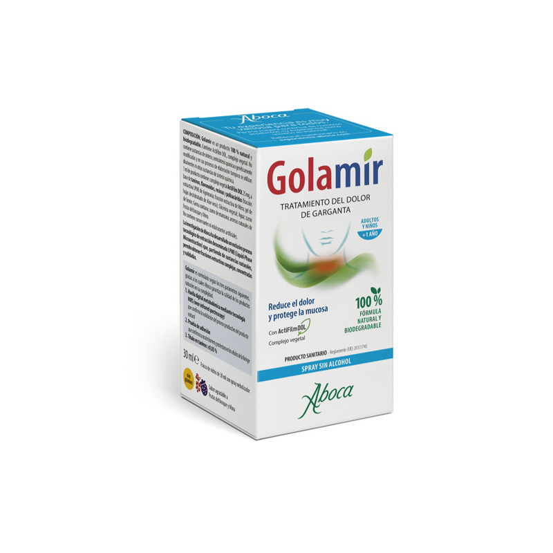 Aboca Golamir Garganta Spray sin Alcohol 30ml
