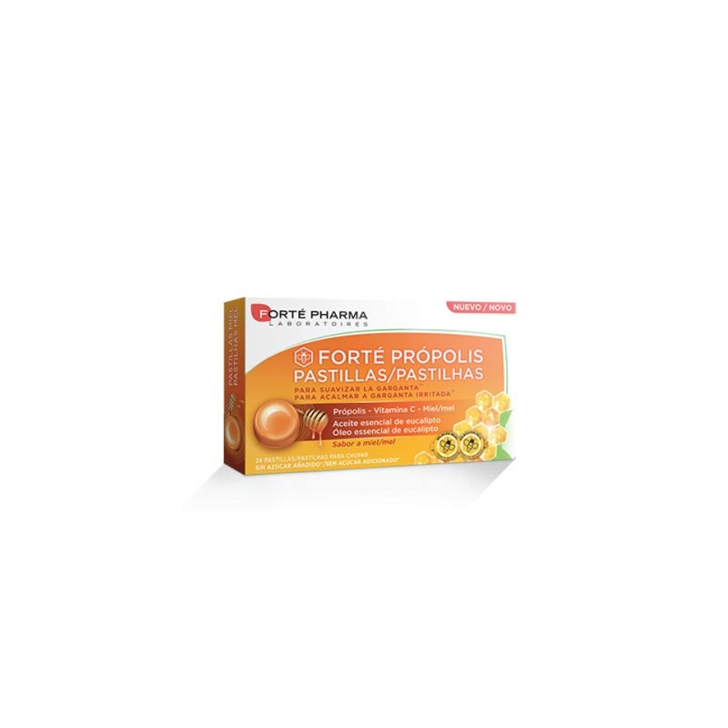Forte Pharma Propolis garganta sabor miel 24 pastillas
