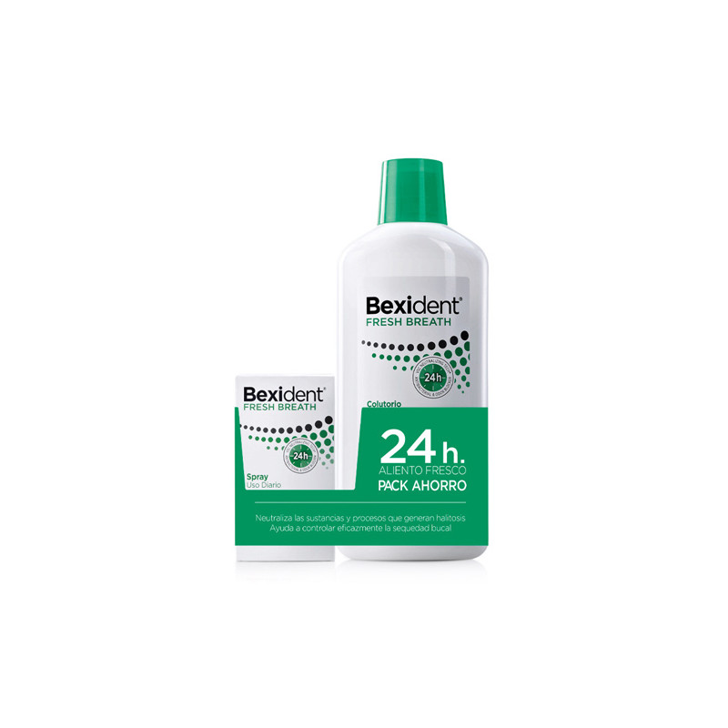 Bexident Fresh Breath Colutorio Uso Diario 500ml + Spray 15ml