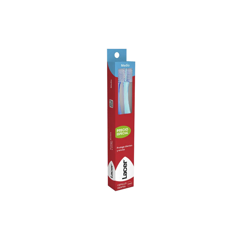Lacer Cepillo Dental Adulto Medio 2 Uds