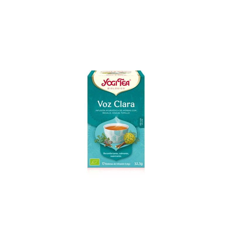 Yogi Tea Voz Clara Infusion Regaliz Hinojo y Tomillo 17 uds