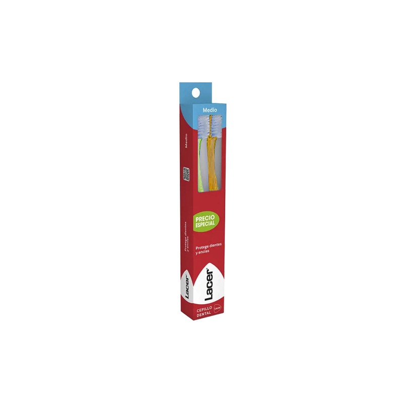 Lacer Cepillo Dental Adulto Medio 2 Uds