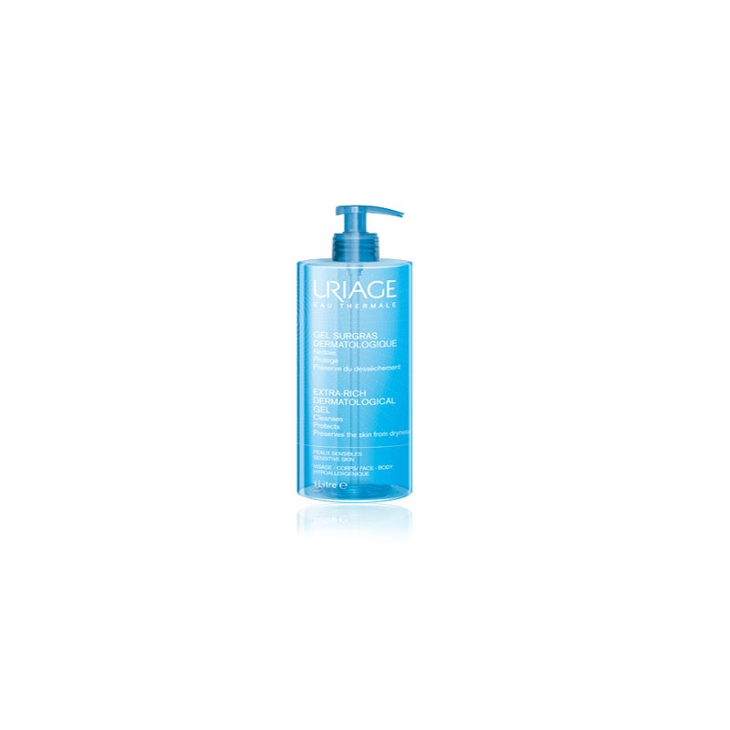 Uriage Gel surgras limpiador sin jabón piel sensible 1l