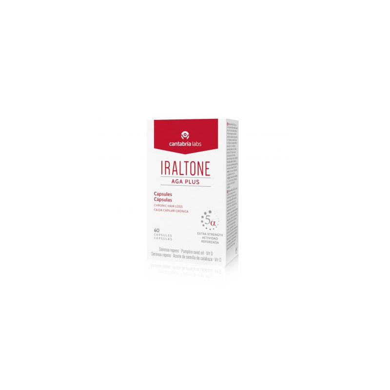 Iraltone Aga plus anticaída capilar 60 cápsulas