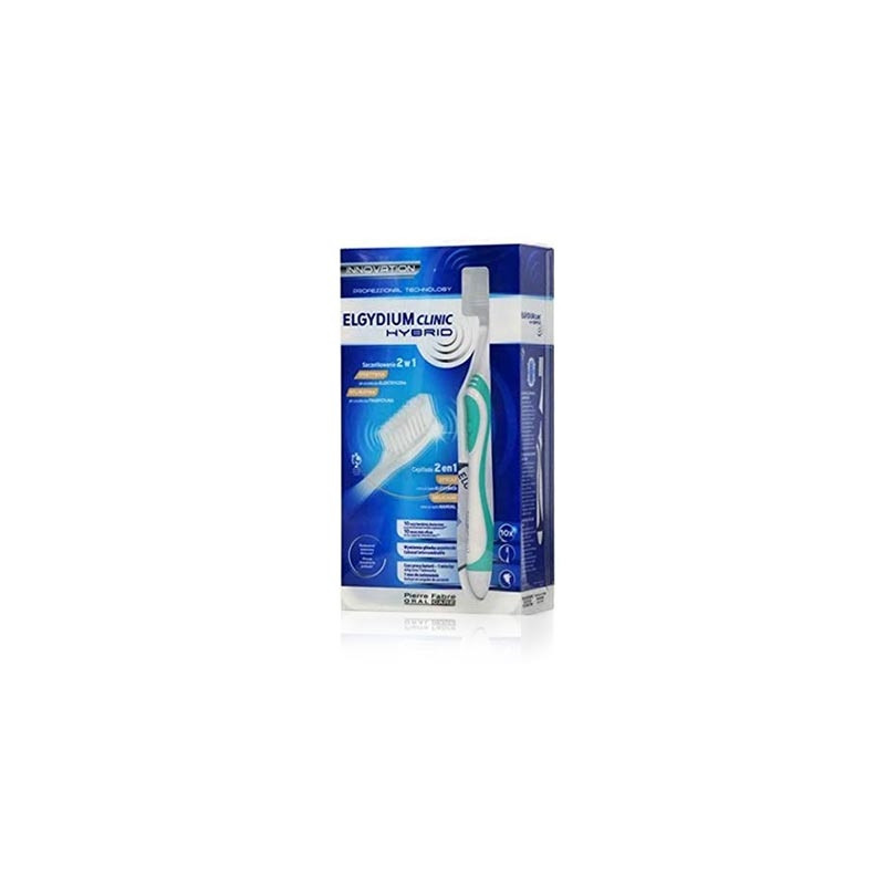Elgydium Clinic hybrid cepillo dental eléctrico adulto 2 en 1