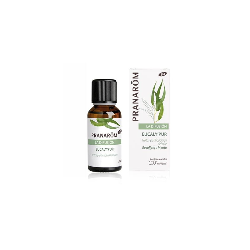 Pranarom La difusion eucalipto y menta aceite esencial bio 30ml