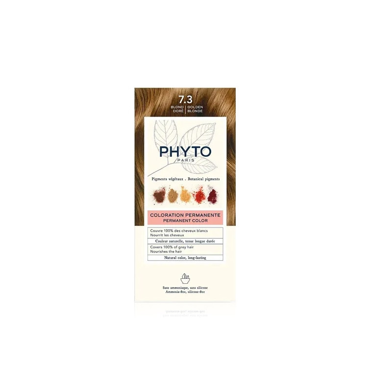 Phyto Color Tinte Permanente 7.3 Rubio Dorado
