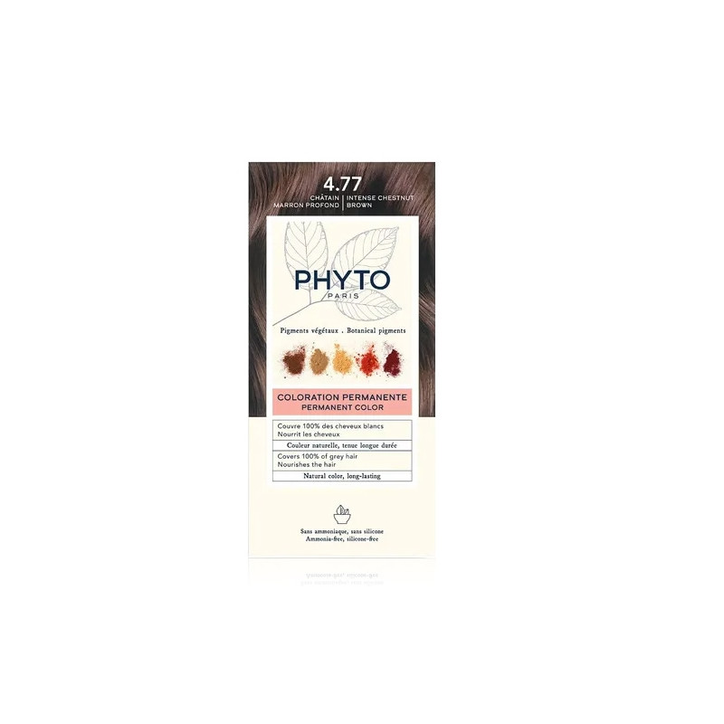 Phyto Color Tinte Permanente 4.77 Castaño Marron Intenso