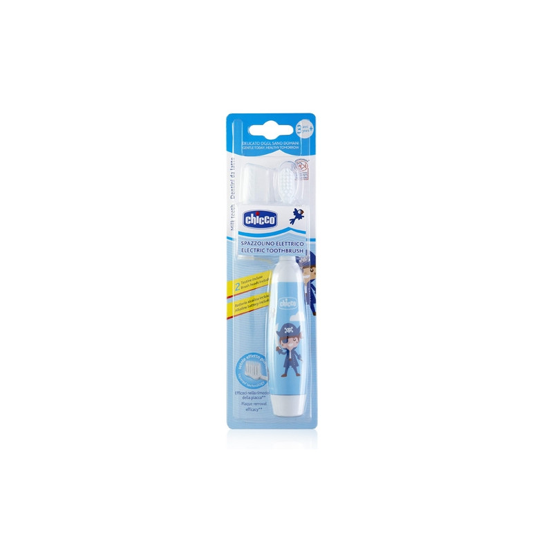 Chicco Cepillo Dental Electrico Infantil 36m+ Azul + Recambio