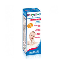 Health Aid Baby Vit-D vitaminas D3 gotas 50ml