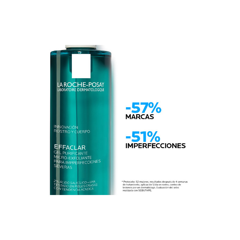 Effaclar Gel Purificante Micro-Exfoliante 400ml. La Roche Posay