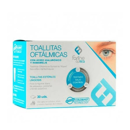Farline Toallitas Oftalmicas Unidosis 30 Uds