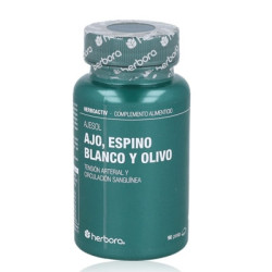 Herbora Ajesol Ajo Espino Blanco y Olivo 90 Perlas