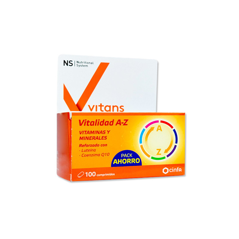 Nutritional System Vitans Vitalidad A-Z 100Comp