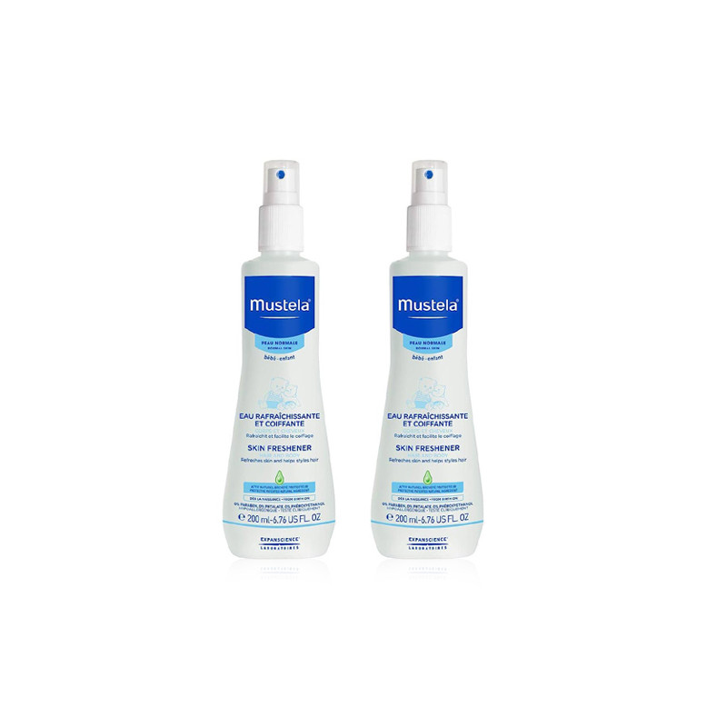 Mustela Bebe Agua de Colonia sin Alcohol Duplo 2x200ml