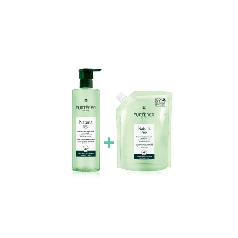 Rene Furterer Naturia Champu Uso Frecuente 400ml+Recarga 400ml