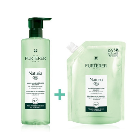 Rene Furterer Naturia Champu Uso Frecuente 400ml+Recarga 400ml