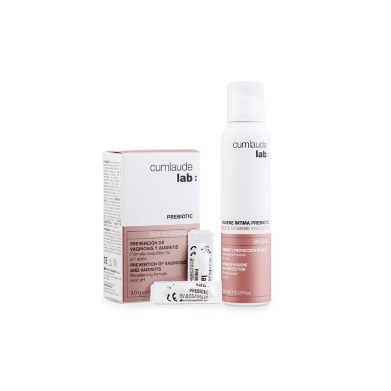 Cumlaude Lab Prebiotic Prevencion Vaginosis Ovulos 10Uds+Mousse 150ml