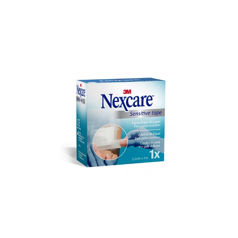Nexcare Sensitive Tape Esparadrapo Papel Piel Sensible 2.5cmx5m
