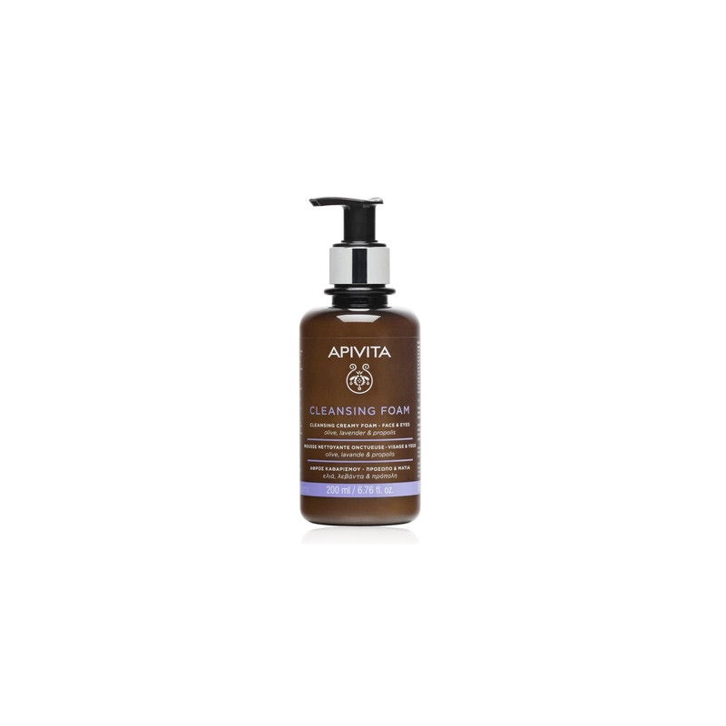 Apivita Cleansing Crema-Espuma Limpiadora Cara y Ojos 200ml