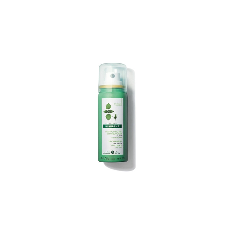 Klorane Champu Seco Seborregulador Ortiga Cabellos Grasos 50ml