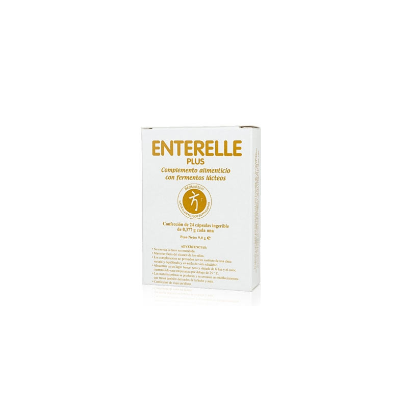 Enterelle Plus Comp Alimenticio con Fermentos Lacteos 24 Caps