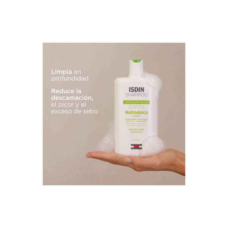 Isdin Nutradeica Champu Tratamiento Anticaspa Grasa 400ml