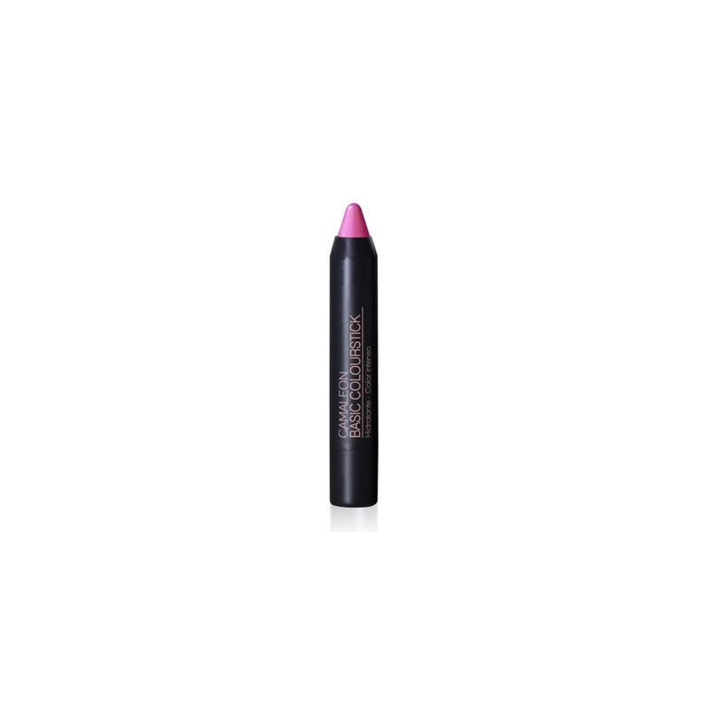 Camaleon Basic Colourstick Barra Labios Fresa Acabado Metalico