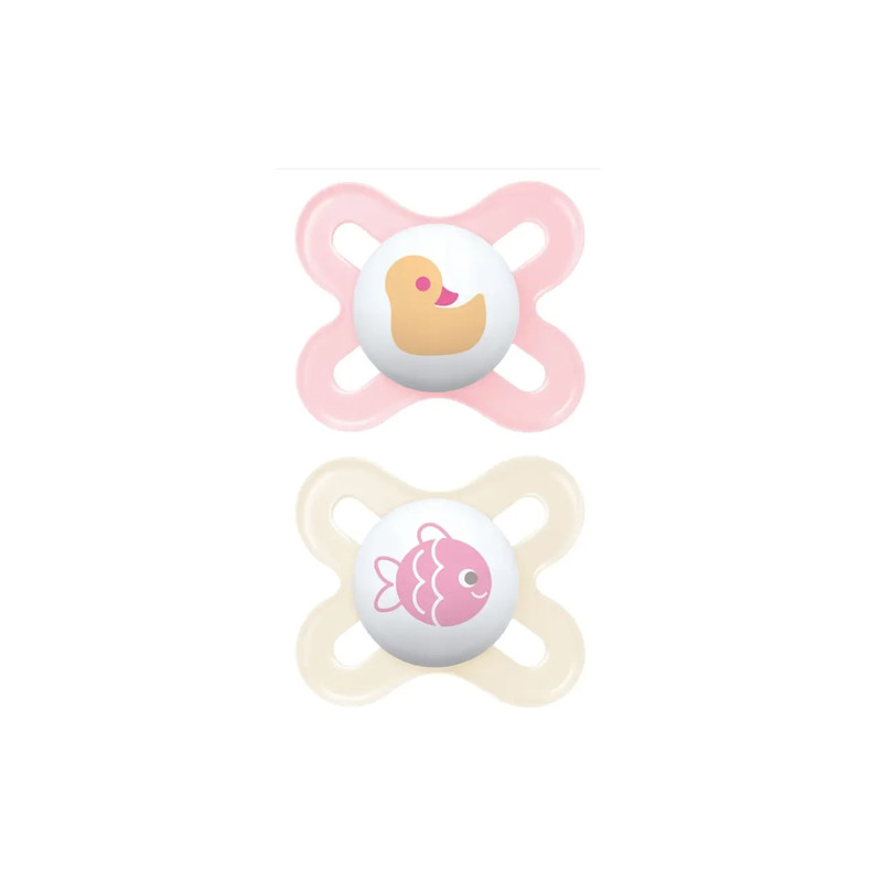 Mam Start Chupete Silicona Decorado 0-2m 2Uds