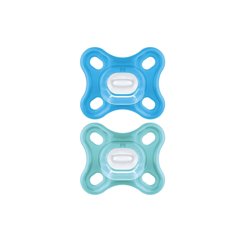 Mam Comfort Chupete Silicona Azul 0m+ 2Uds