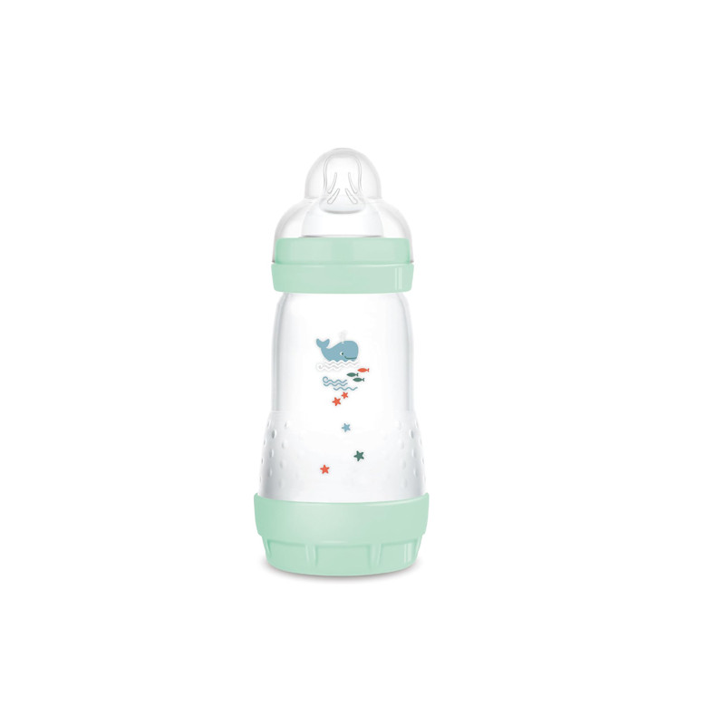 Mam Easy Start Biberon Anticolico Tetina Silicona Verde 2m+ 260ml