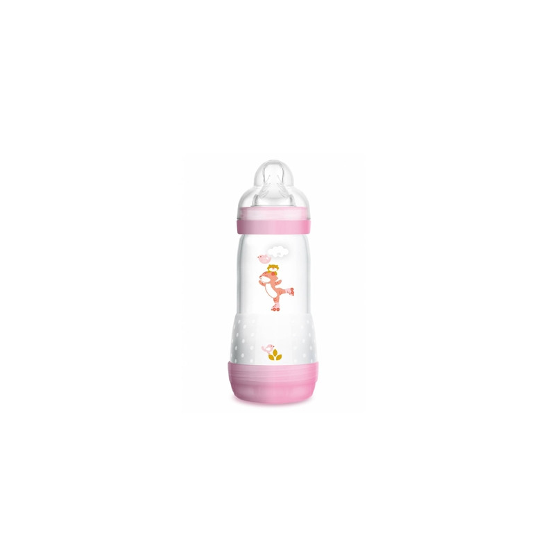 Mam Easy Start Biberon Anticolico Tetina Silicona Rosa 4m+ 320ml