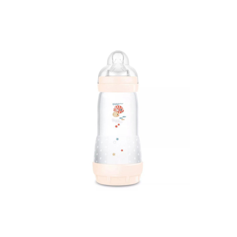 Mam Easy Start Biberon Anticolico Tetina Silicona Blanc 4m+ 320ml