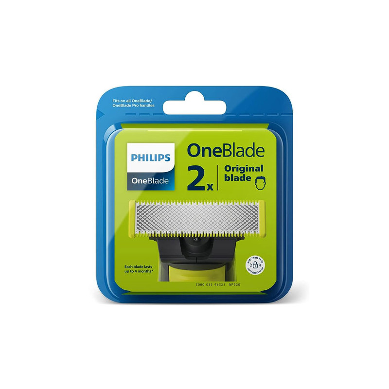 Philips Oneblade Recambio Larga Duracion 2 Cuchillas